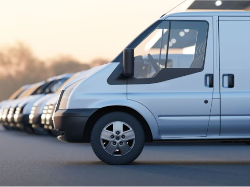 A fleet van serviced by LSD Motor Services